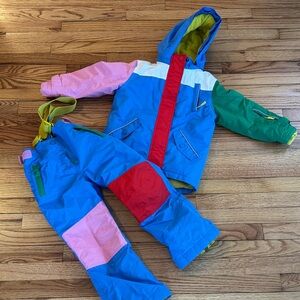 Mini Boden Colorful Kids' Ski Suit